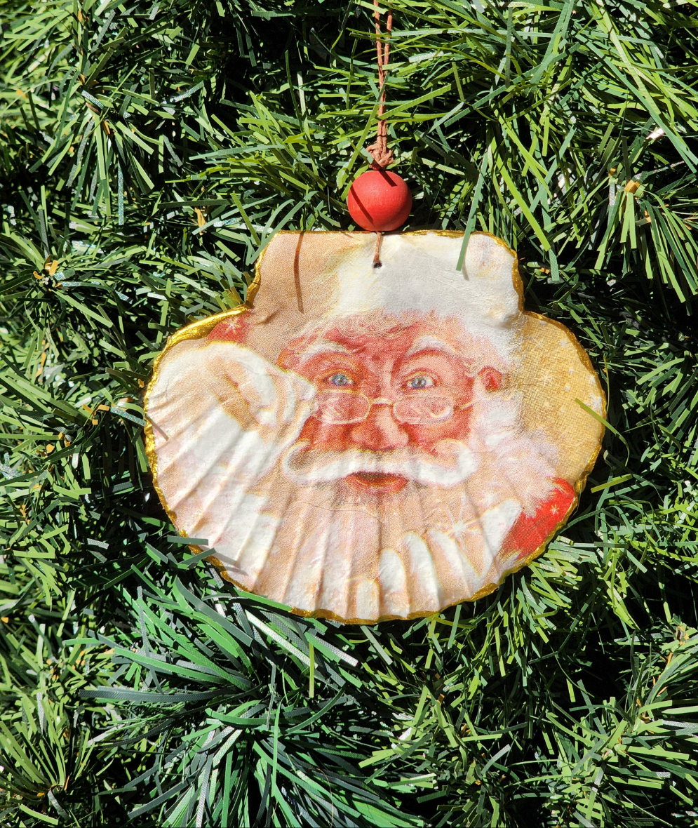 Mall Santa Ornament