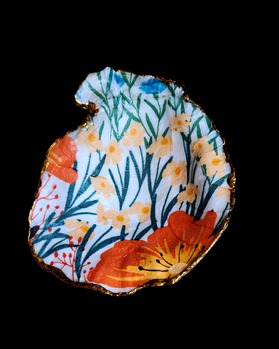 Orange Jewelry Dish