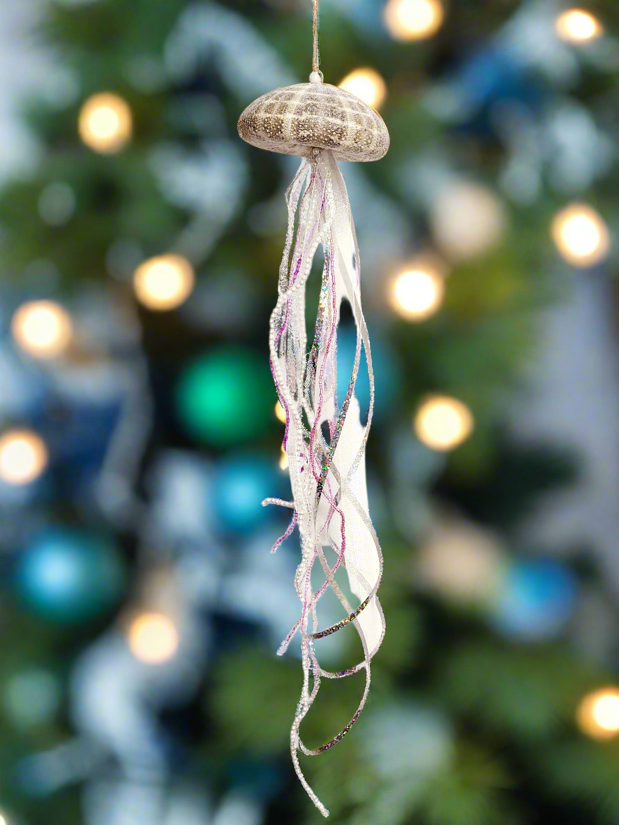 Large Sea Urchin Jellyfish Ornament - E