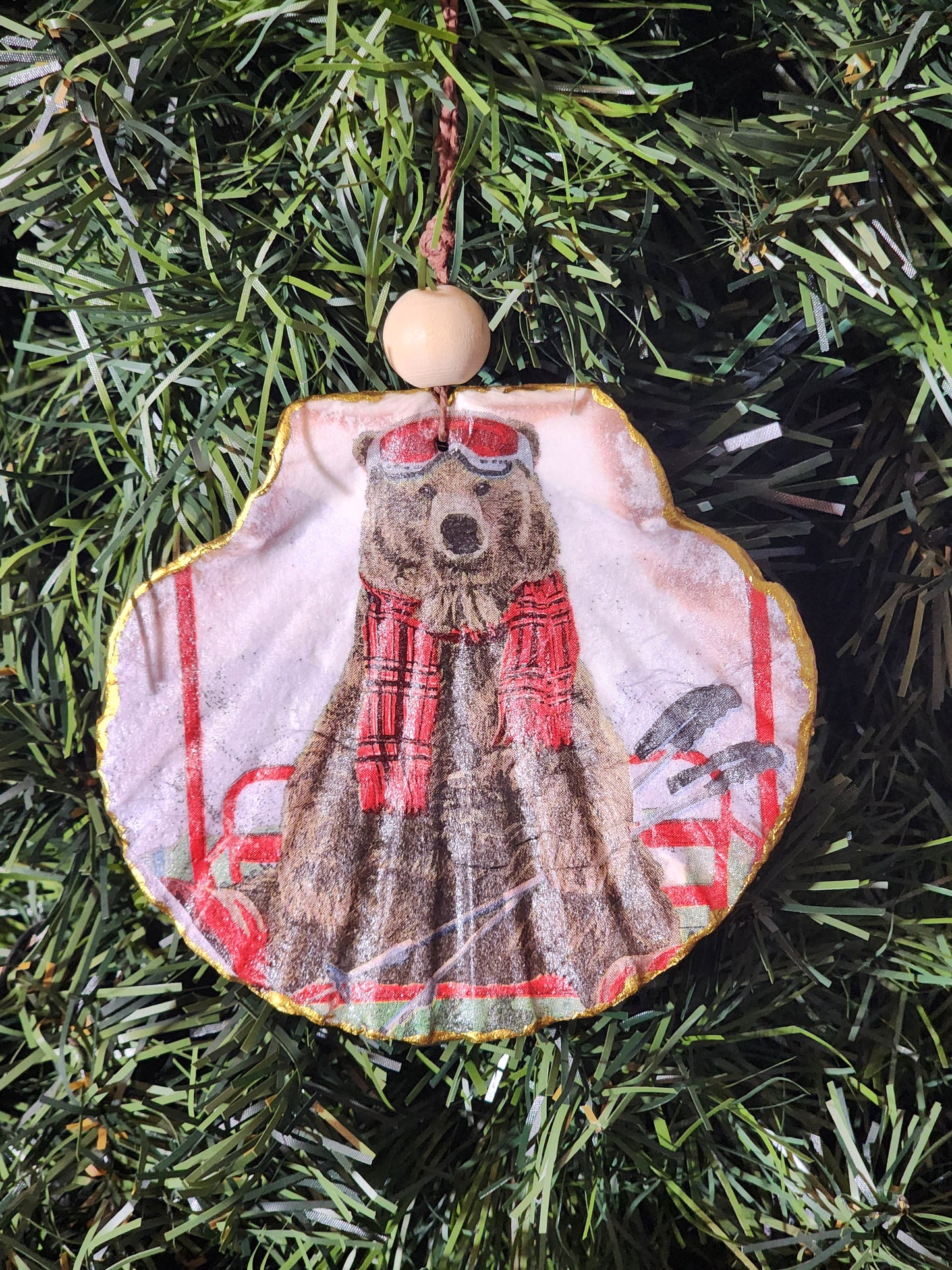 Bear on Lift Ornament