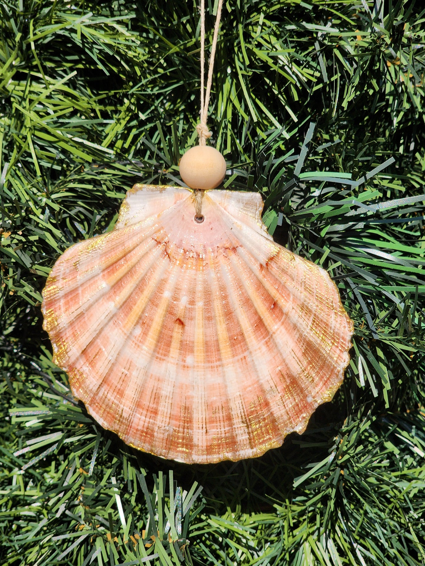 Beach Santa Ornament
