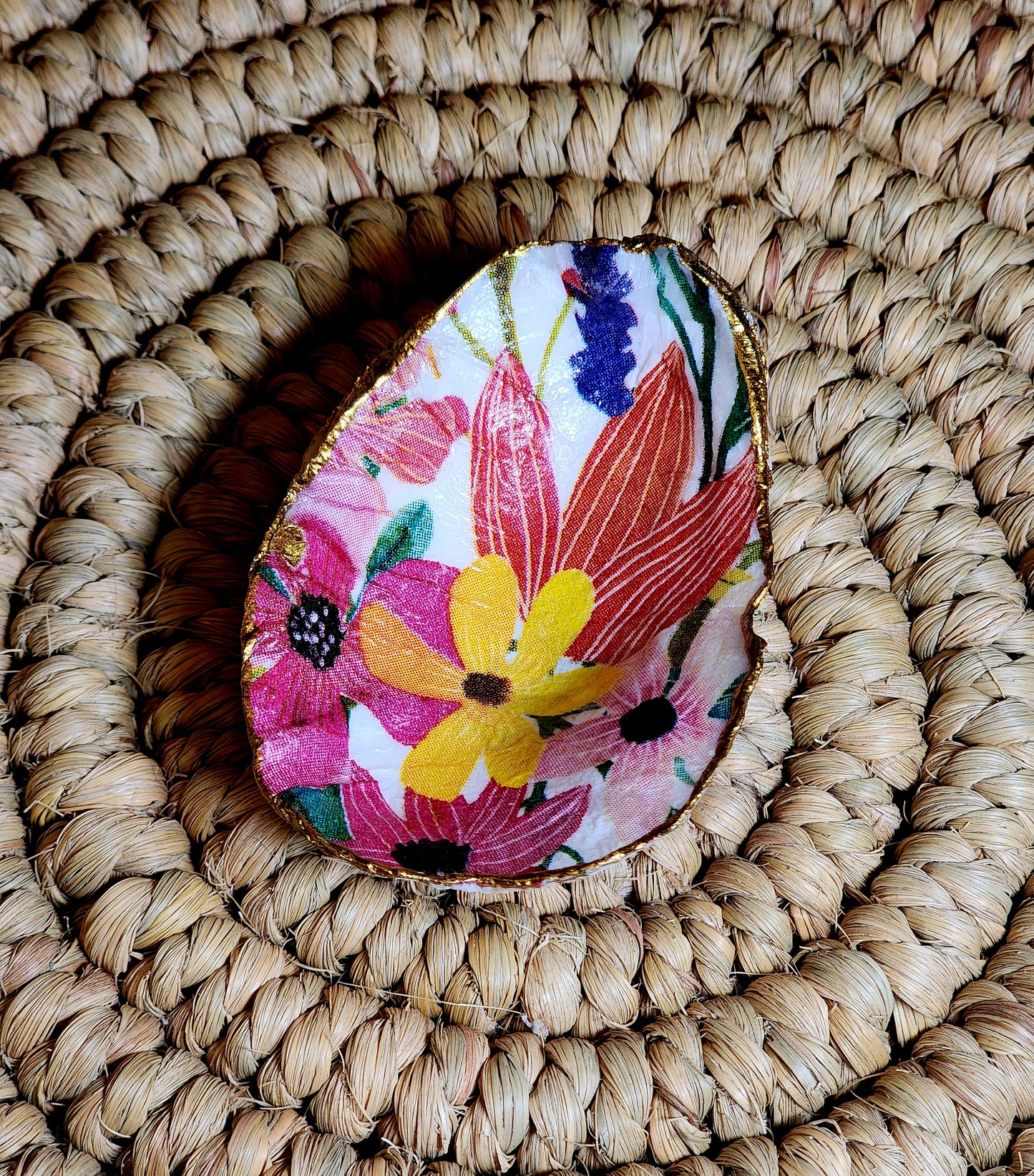 Spring Flower Jewelry Dish