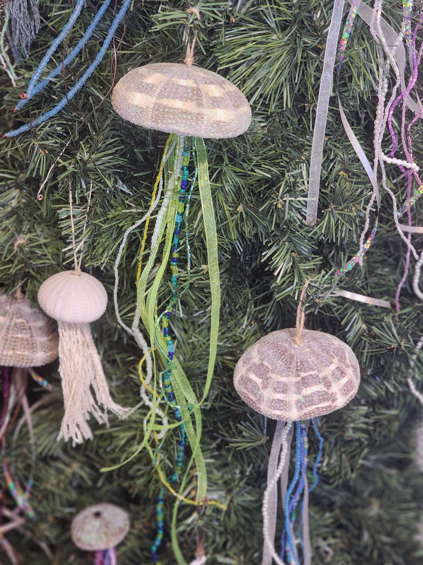 Large Sea Urchin Jellyfish Ornament - G