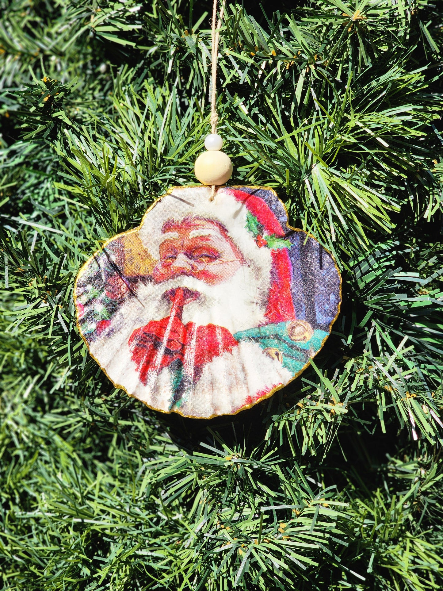 Hush Santa Ornament