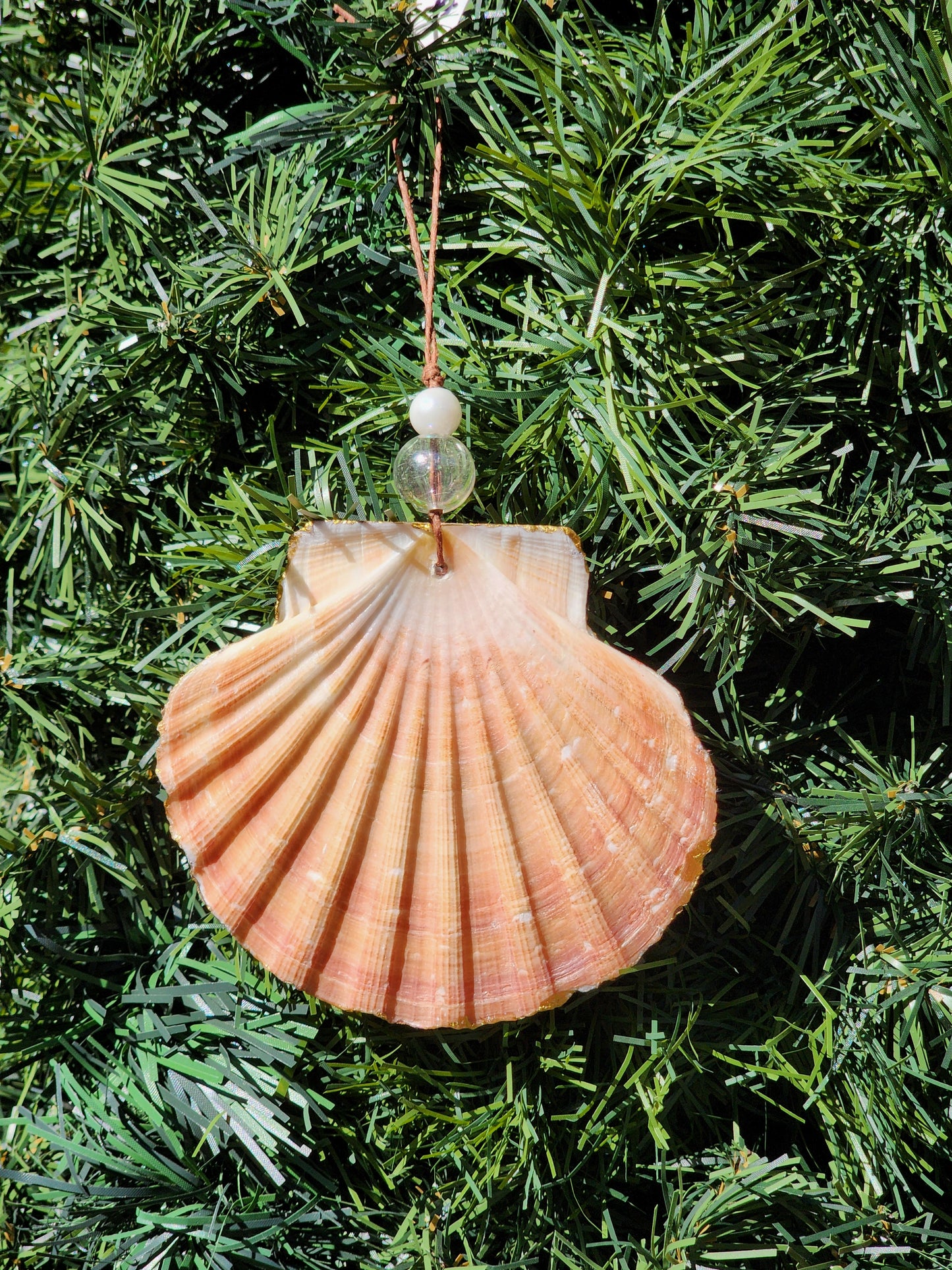 List Santa Ornament