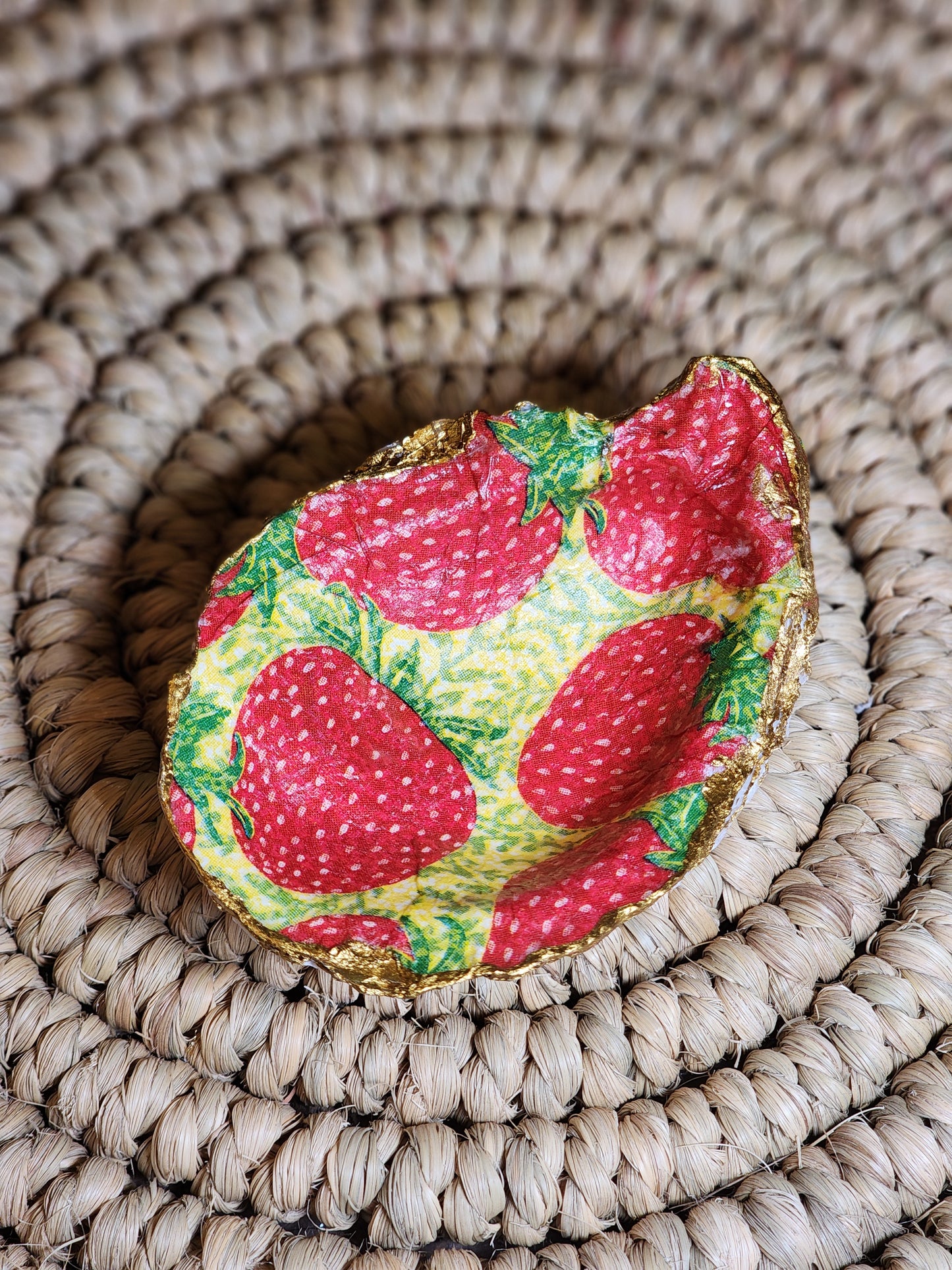 Strawberry Jewelry Dish