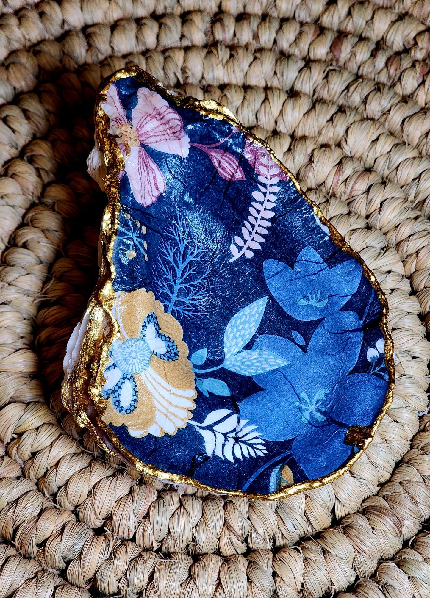 Blue Jewelry Dish