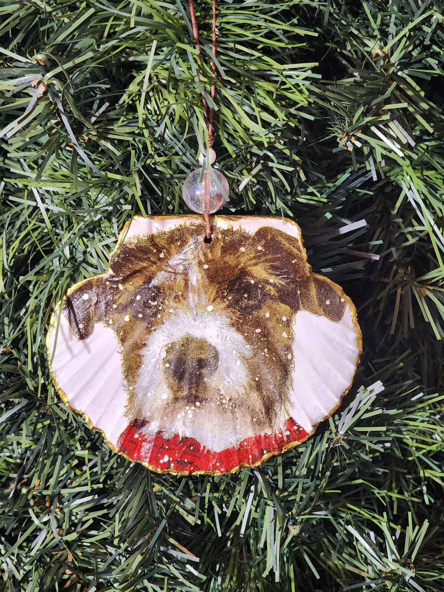 Ruby Terrier Ornament