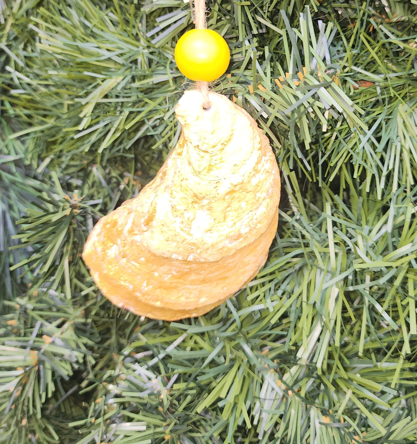 Pineapple- Oyster Shell Ornament