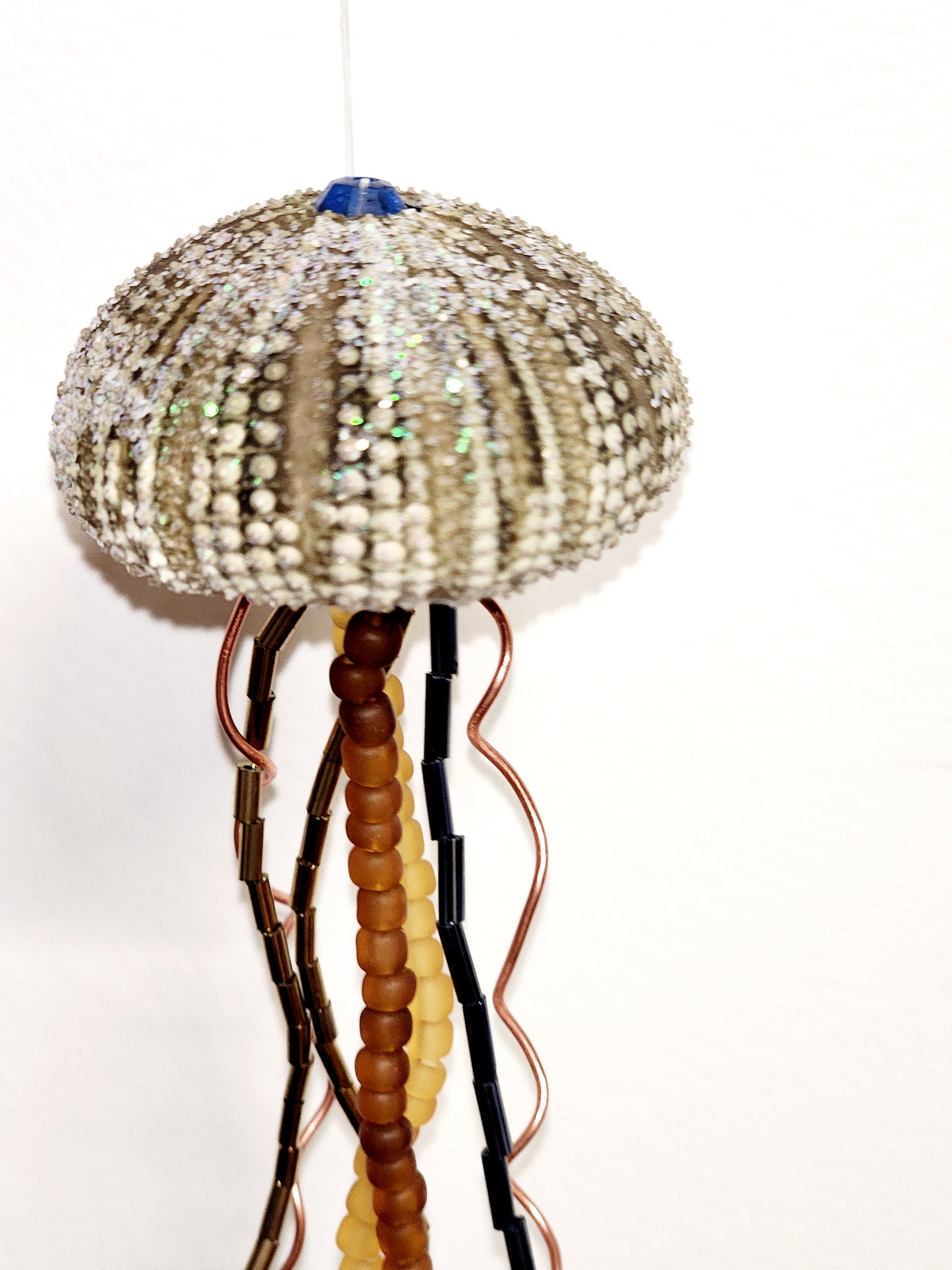 Small Sea Urchin Jellyfish Ornament - G