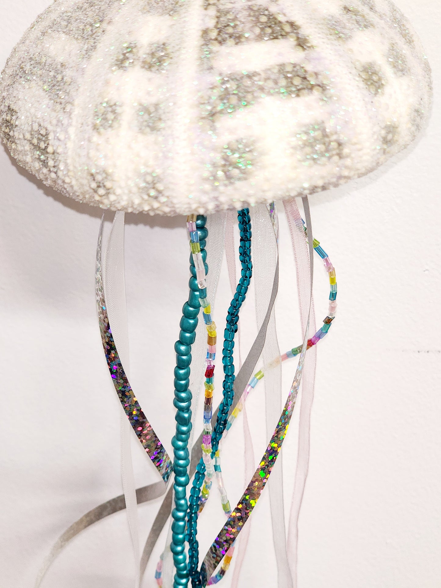 Large Sea Urchin Jellyfish Ornament - C