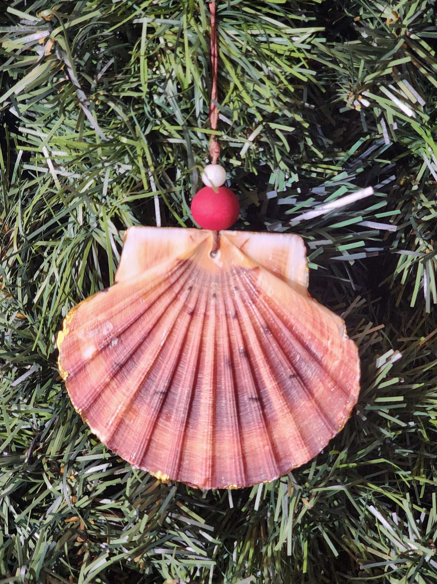 Santa with Puppy Ornament