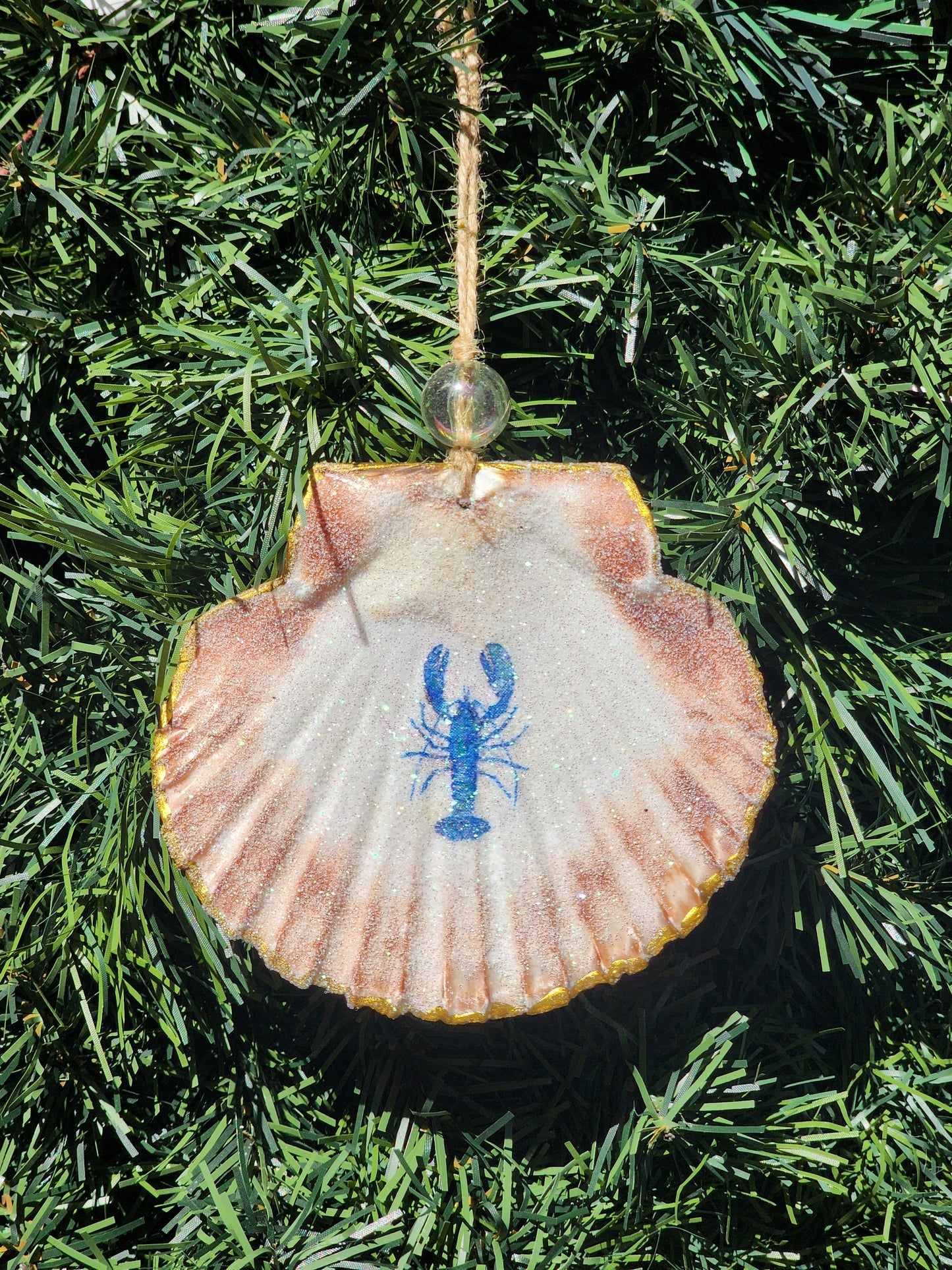 Blue Lobster Ornament