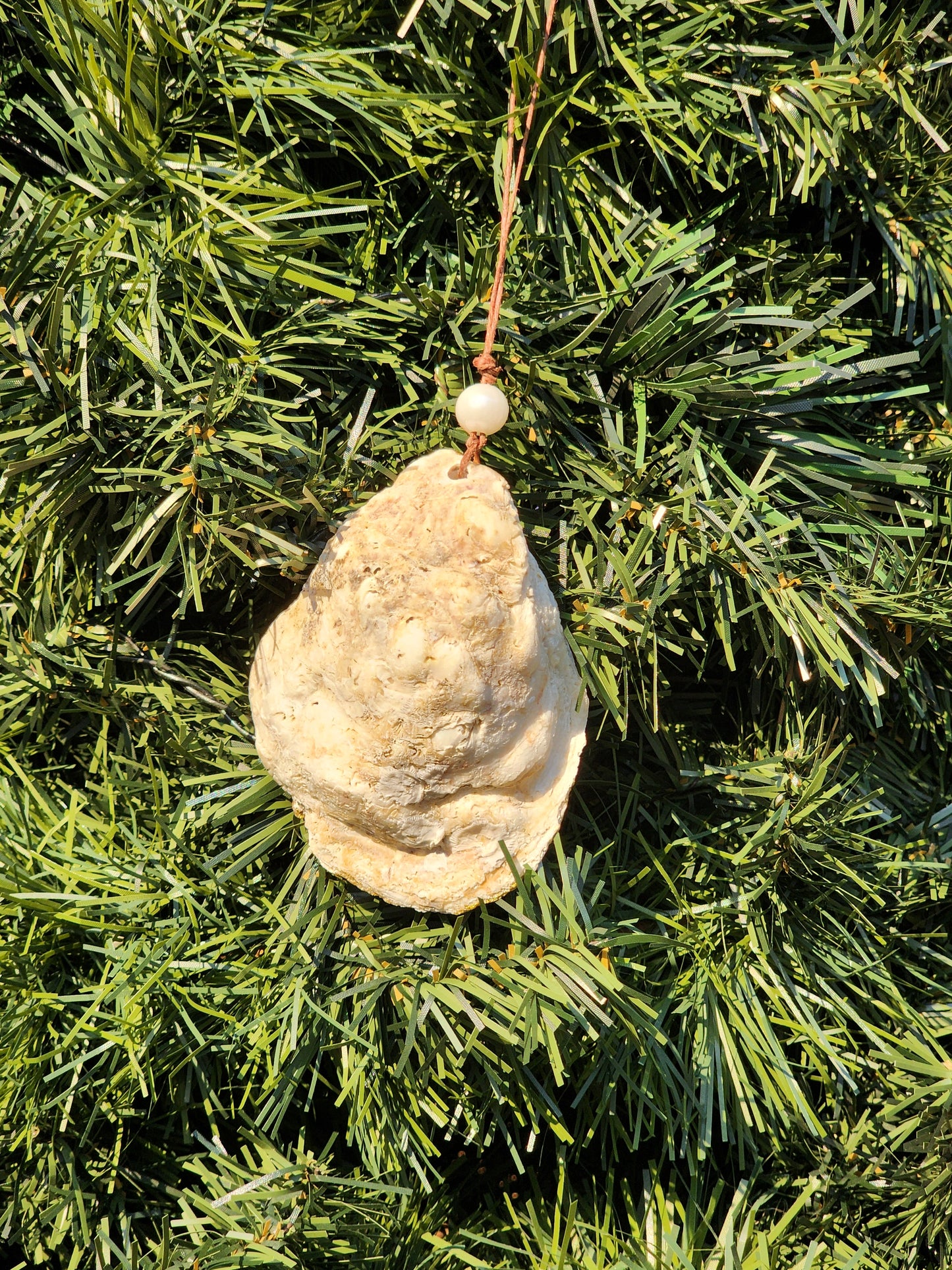 Blue Octopus- Oyster Shell Ornament