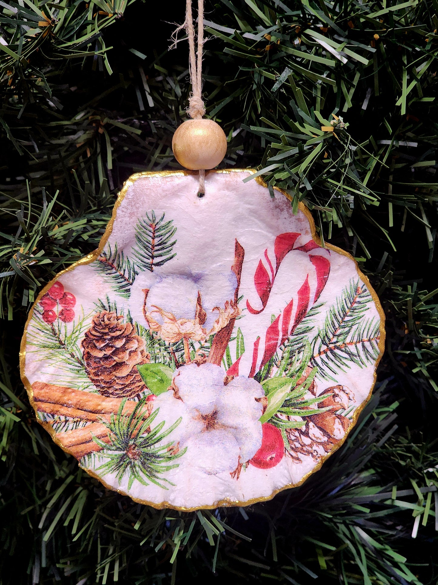 Cotton & Peppermint Ornament
