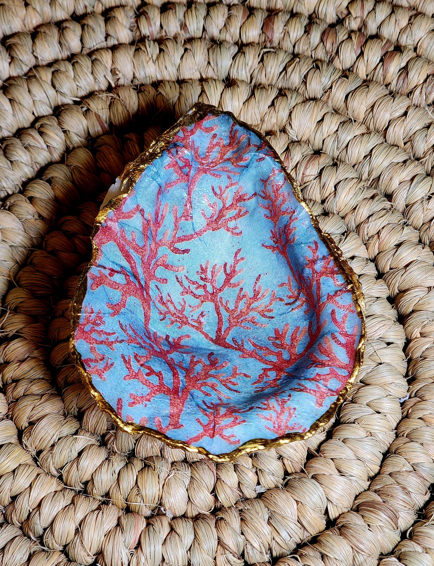 Coral Jewelry Dish