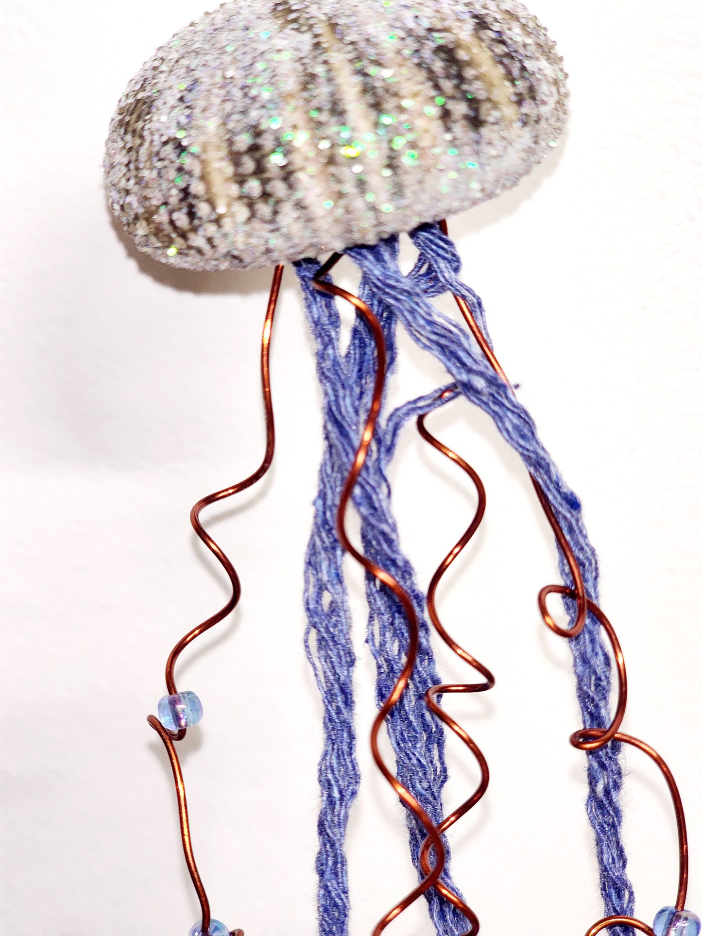 Small Sea Urchin Jellyfish Ornament - F