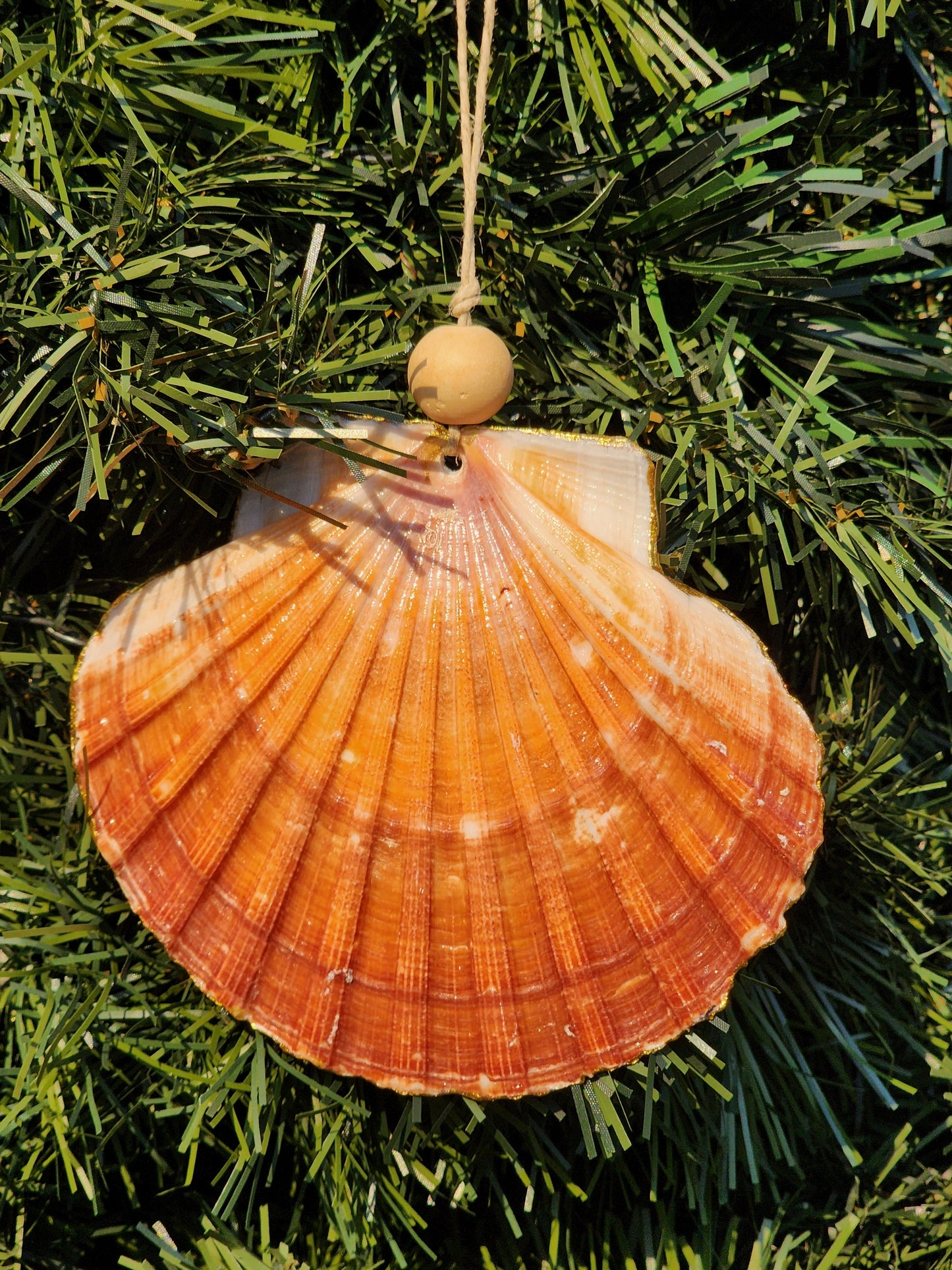 Umbrellas on the Beach Ornament