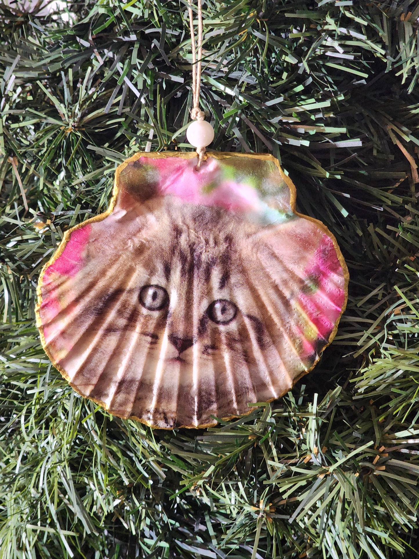 Tabby Kitten Ornament