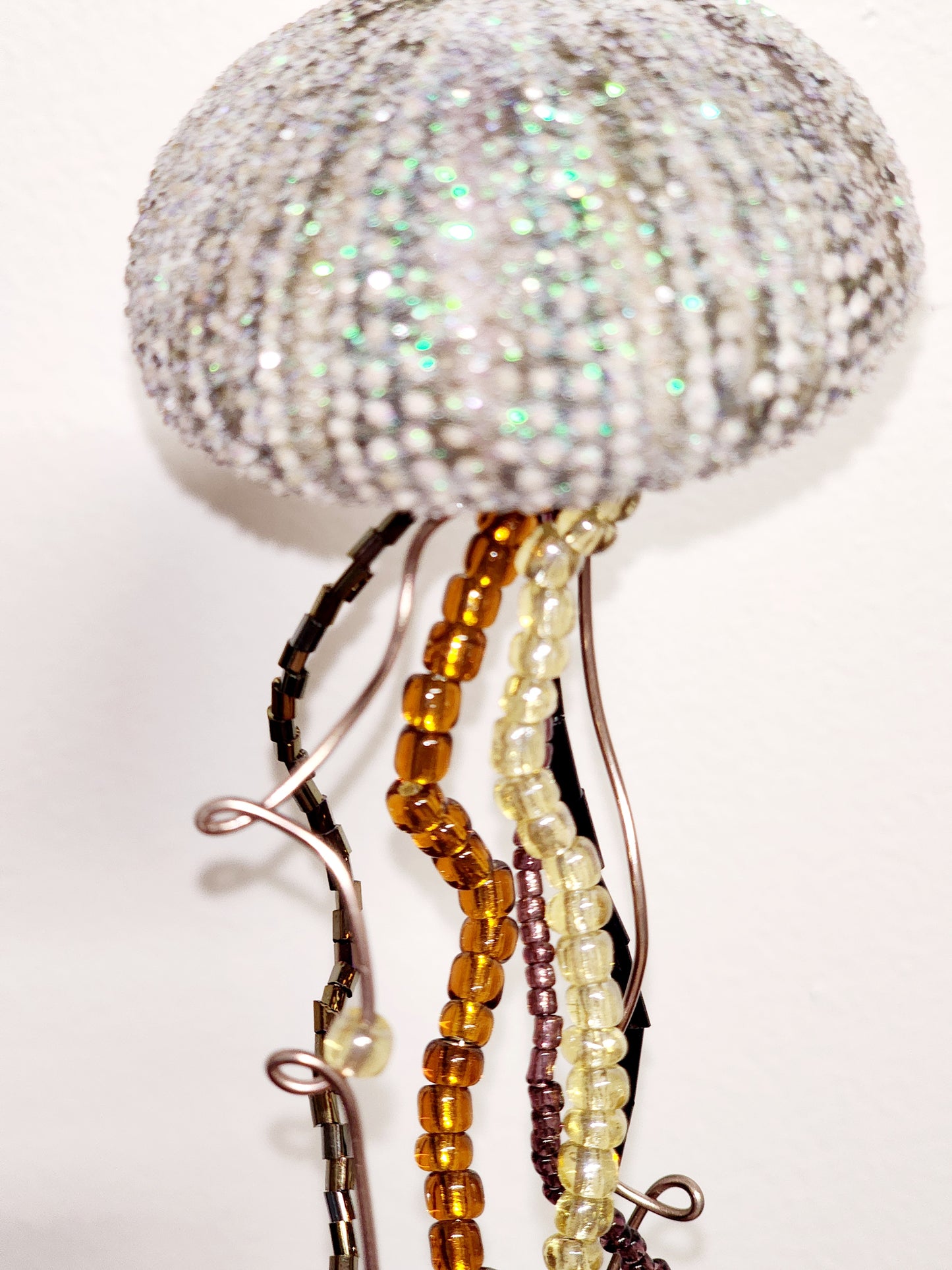 Small Sea Urchin Jellyfish Ornament - A
