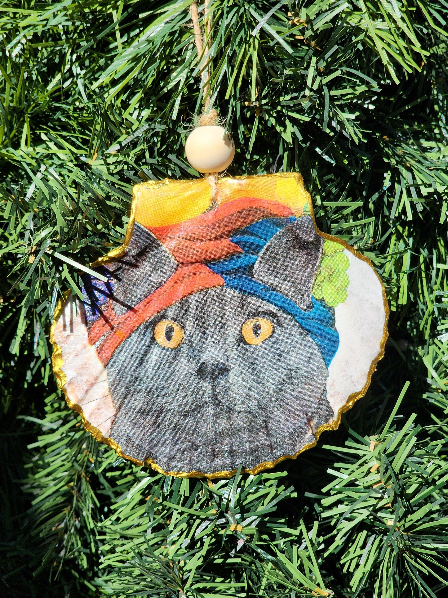 Fruit Salad Cat Ornament