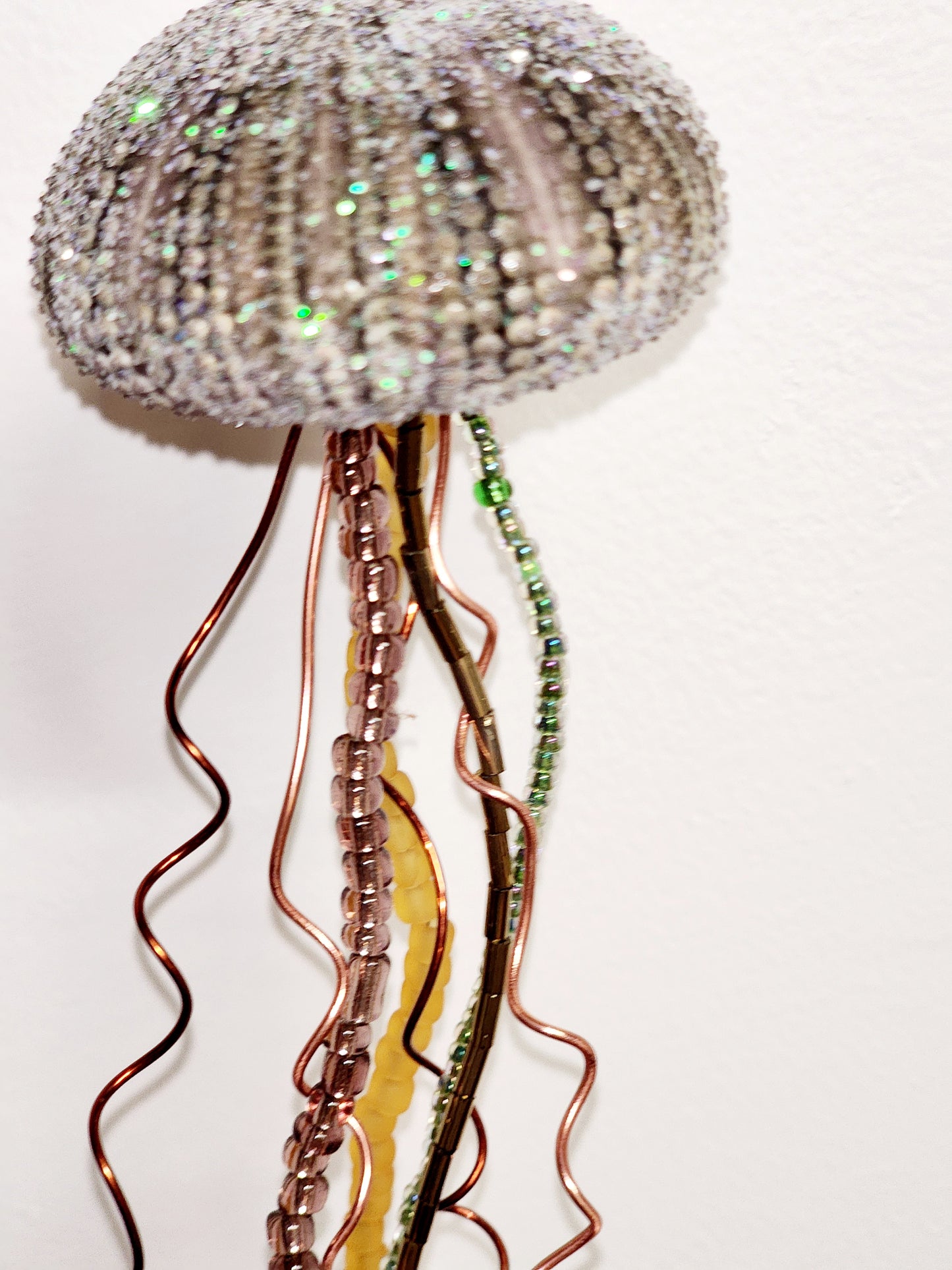 Small Sea Urchin Jellyfish Ornament - H