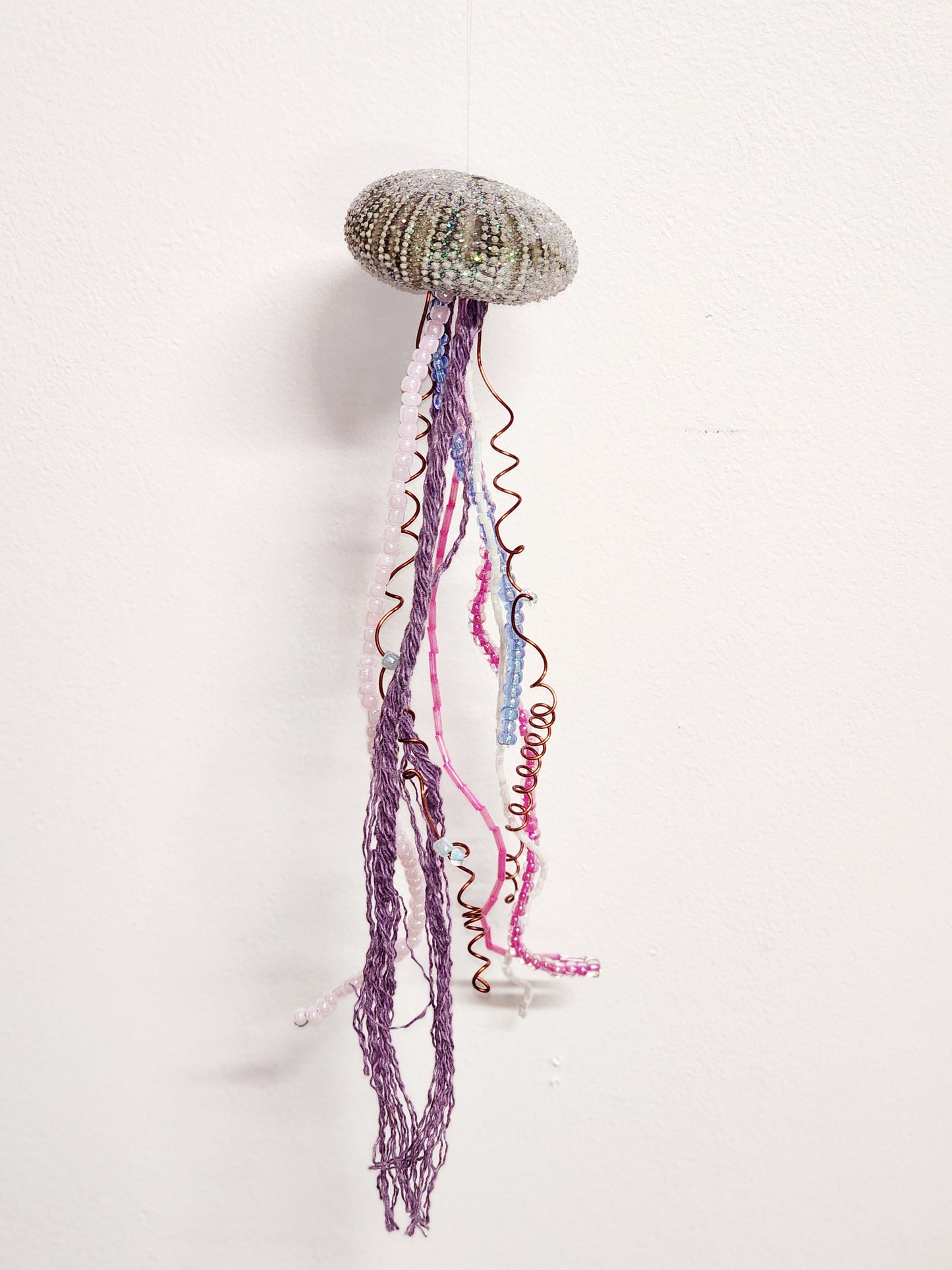 Small Sea Urchin Jellyfish Ornament - C