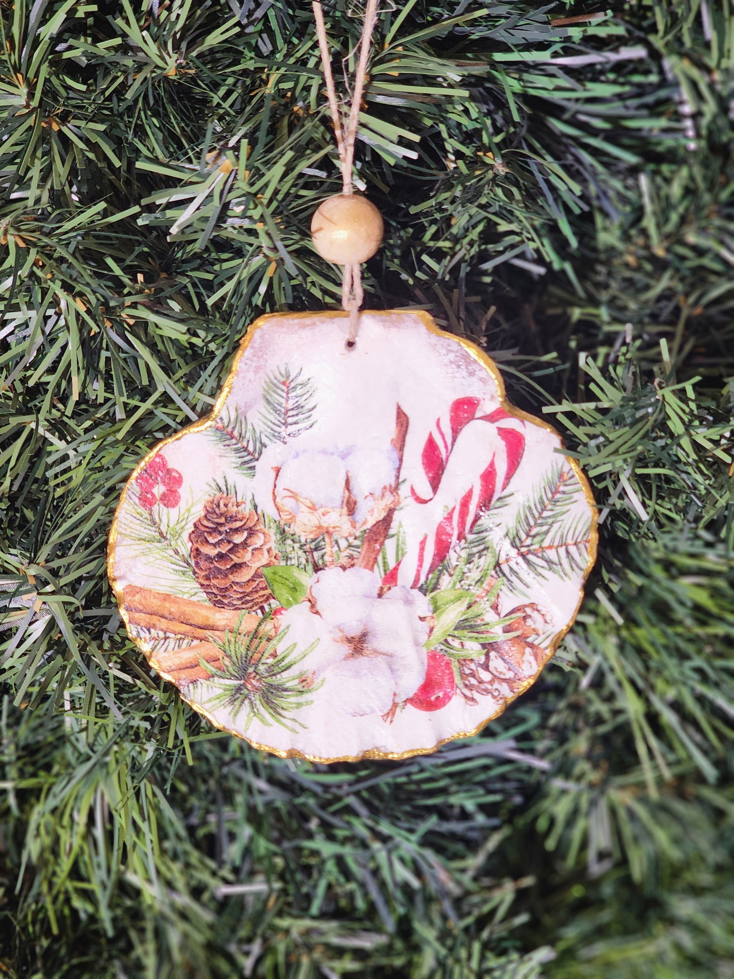 Cotton & Peppermint Ornament