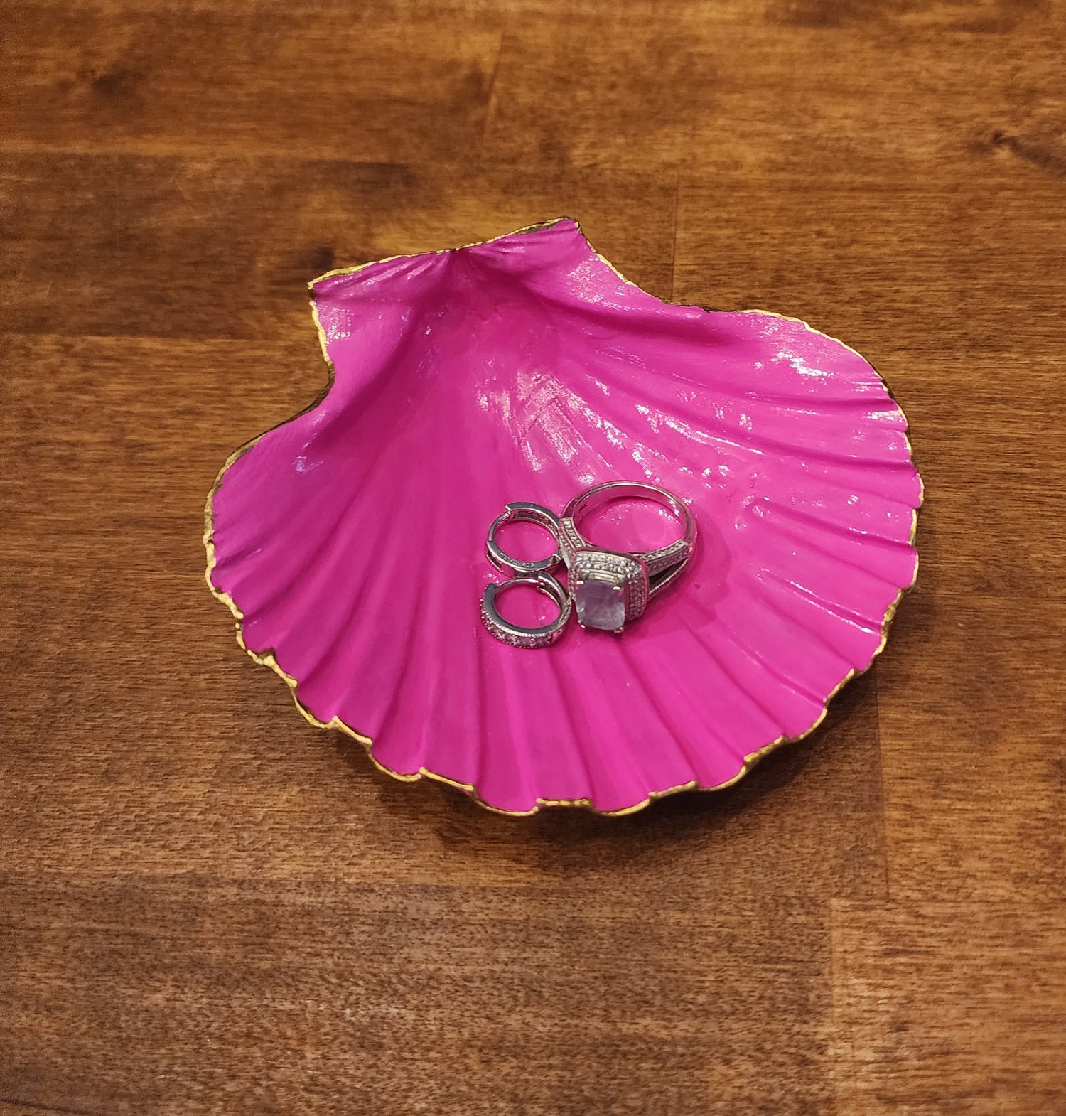 Scallop Shell Jewelry Dish