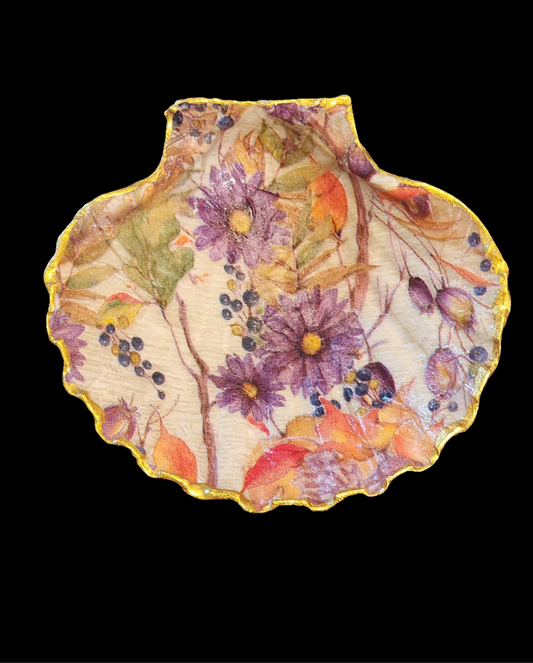 Fall Flower Jewelry Dish