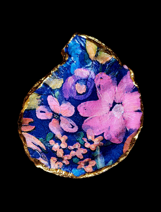 Blue & Pink Jewelry Dish
