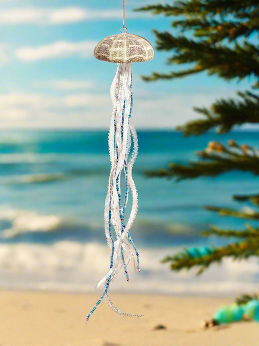 Large Sea Urchin Jellyfish Ornament - A