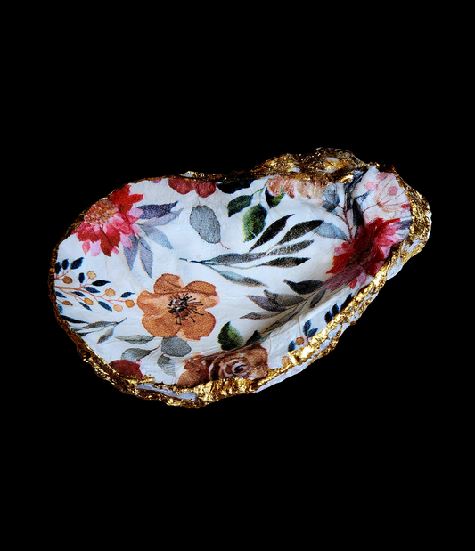 Fall Flower Jewelry Dish