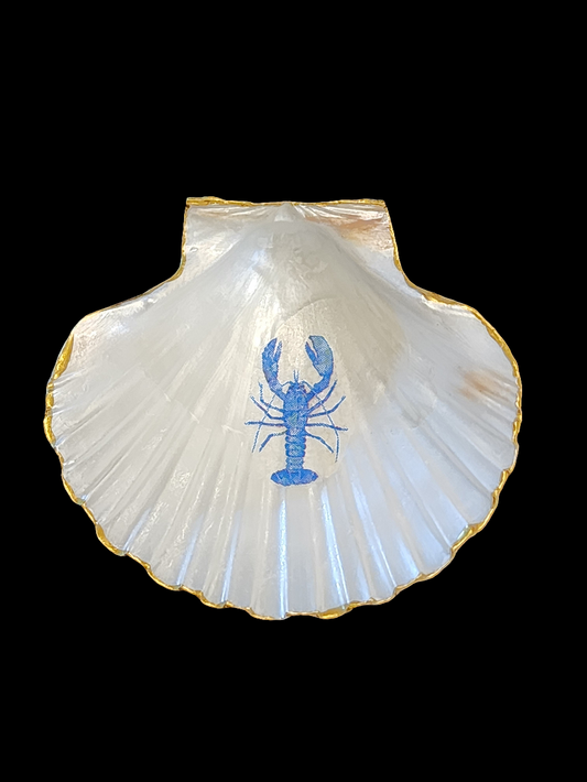 Blue Lobster Jewelry Dish