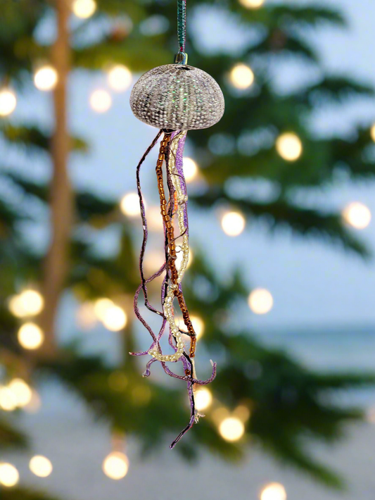 Small Sea Urchin Jellyfish Ornament - A