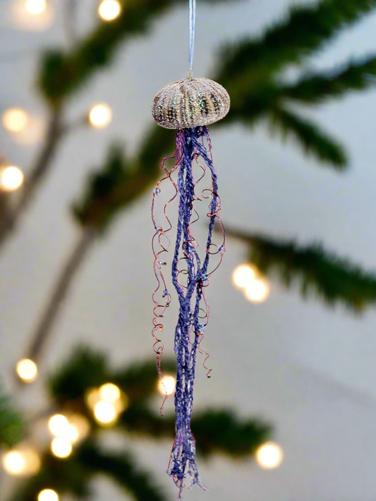 Small Sea Urchin Jellyfish Ornament  - F