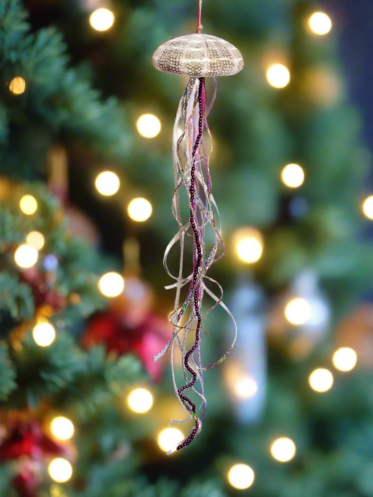 Large Sea Urchin Jellyfish Ornament - F