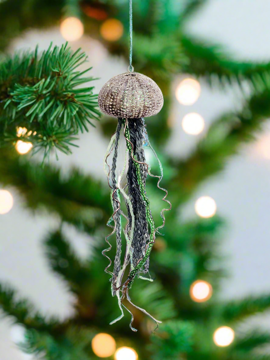 Small Sea Urchin Jellyfish Ornament  - E
