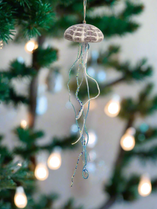 Large Sea Urchin Jellyfish Ornament - D