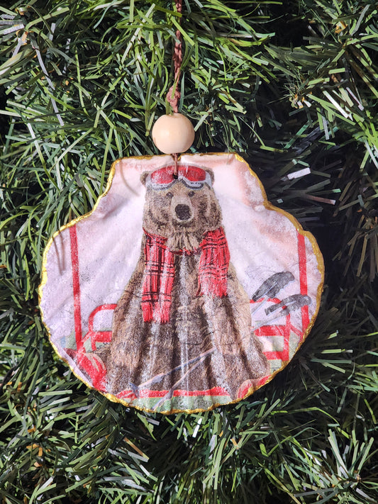 Bear on Lift Ornament