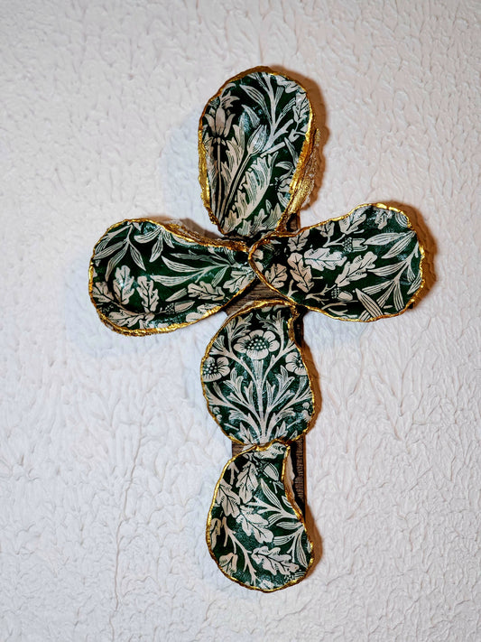 Green Foliage Cross