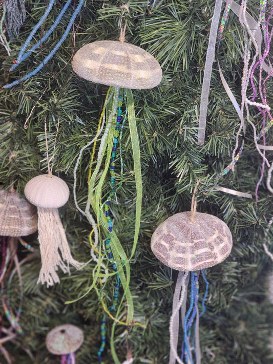Large Sea Urchin Jellyfish Ornament - G