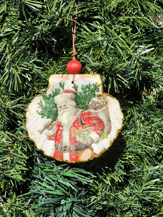 Vintage Santa Ornament