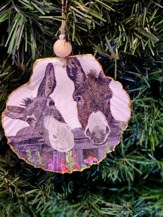 Donkey Friends Ornament