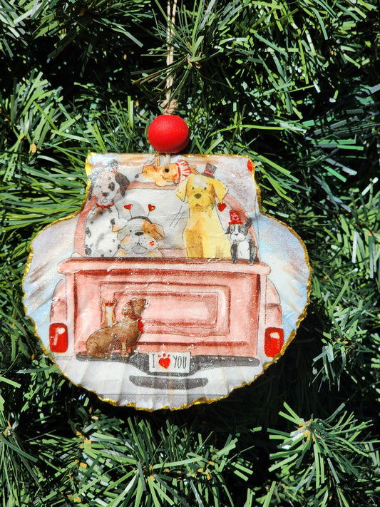 Mutt Truck Ornament