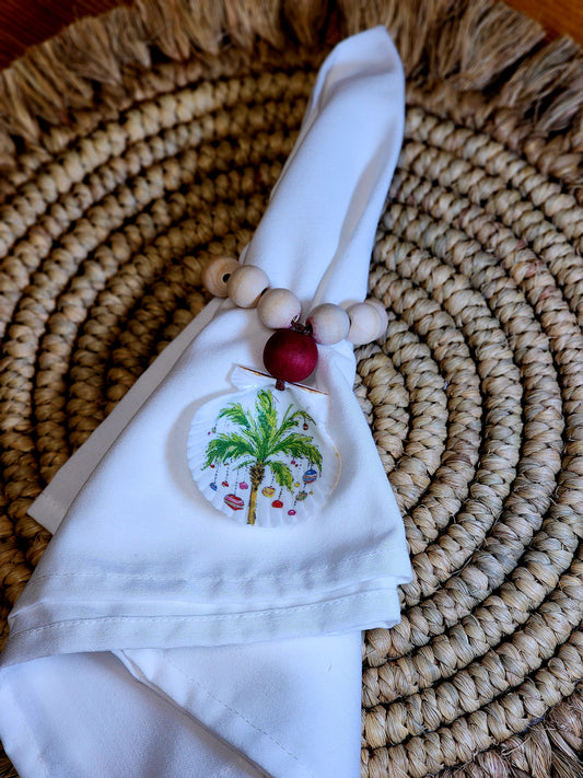 Christmas Palm Tree - Scallop Shell