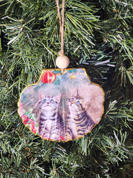 Double Trouble Kittens Ornament