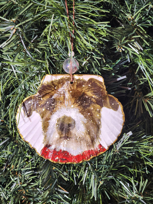 Ruby Terrier Ornament