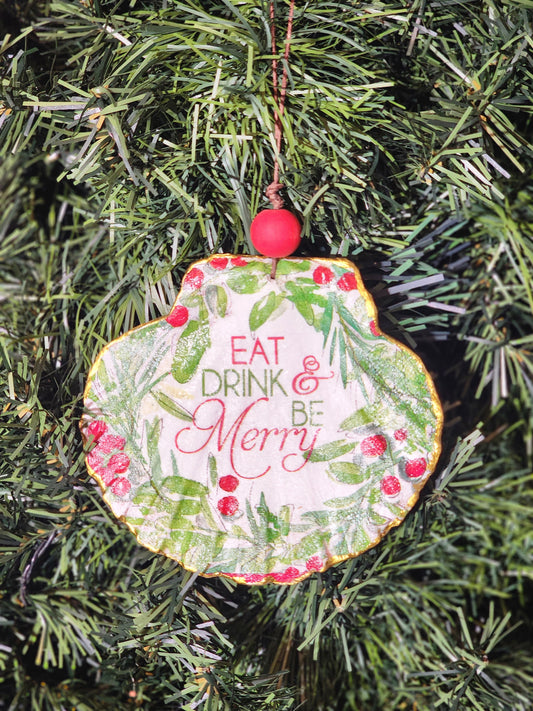 Eat, Drink & Be Merry Ornament