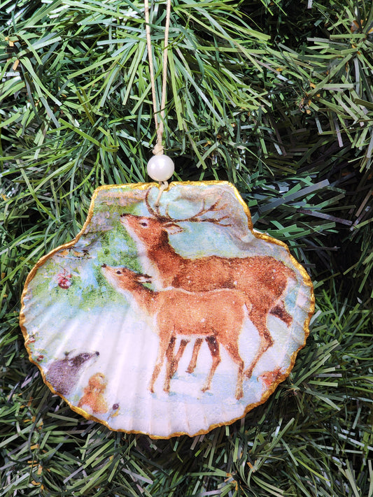 Buck with Doe Ornament